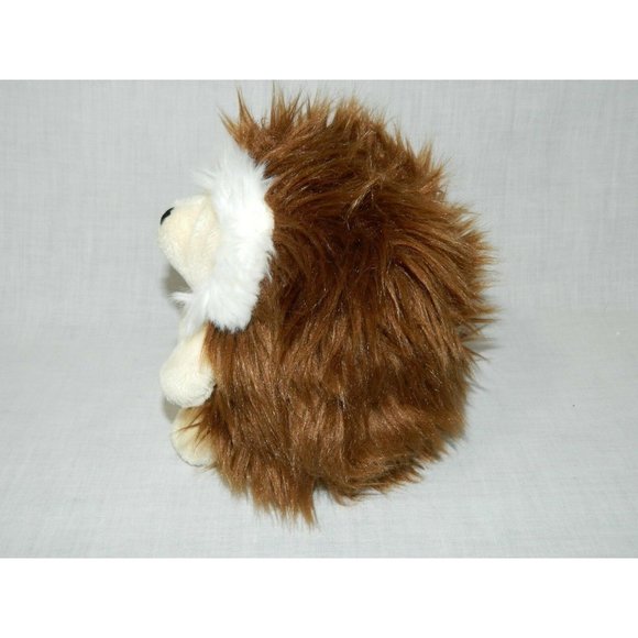Gund Ganley 6" Plush Hedgehog Brown stuffed Soft Fuzzy 319940 - Picture 3 of 6